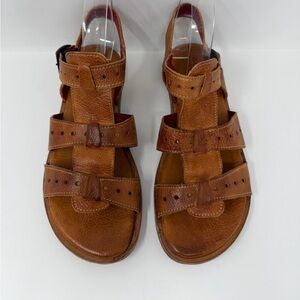 Bed Stu Sue Pecan Leather Sandals